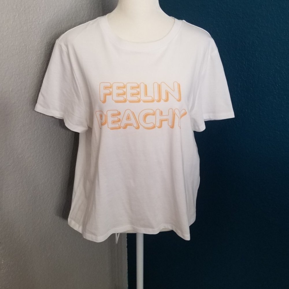 H&M Divided Women's Feelin Peachy Shirt